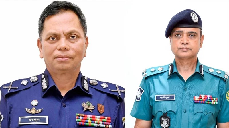 সরিয়ে দেয়া হল আইজিপি ও ডিএমপির কমিশনারকে